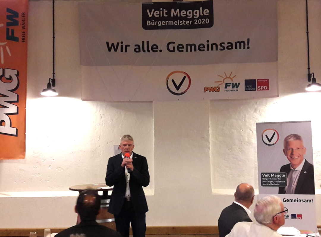 Offizielle Nominierung des Bürgermeisterkandidaten Herrn Veit Meggle