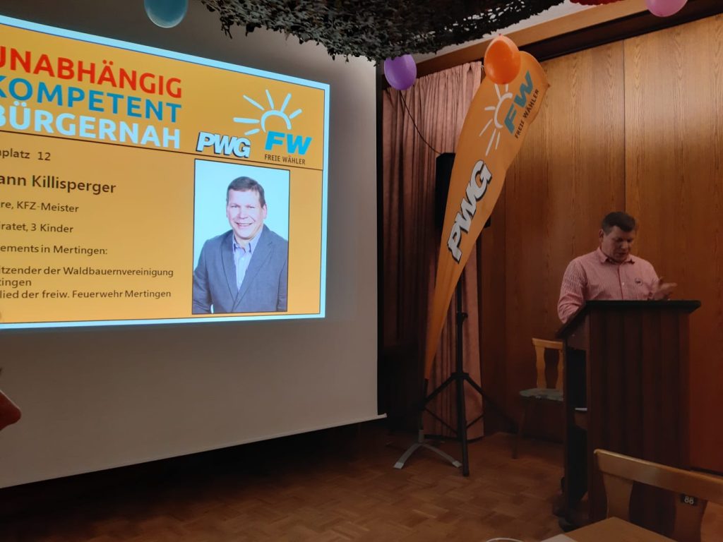 Kandidatenvorstellung PWG in Druisheim