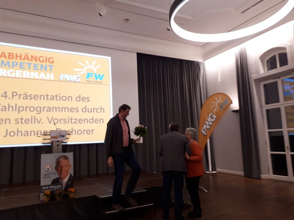 Kandidatenvorstellung PWG Mertingen in Mertingen