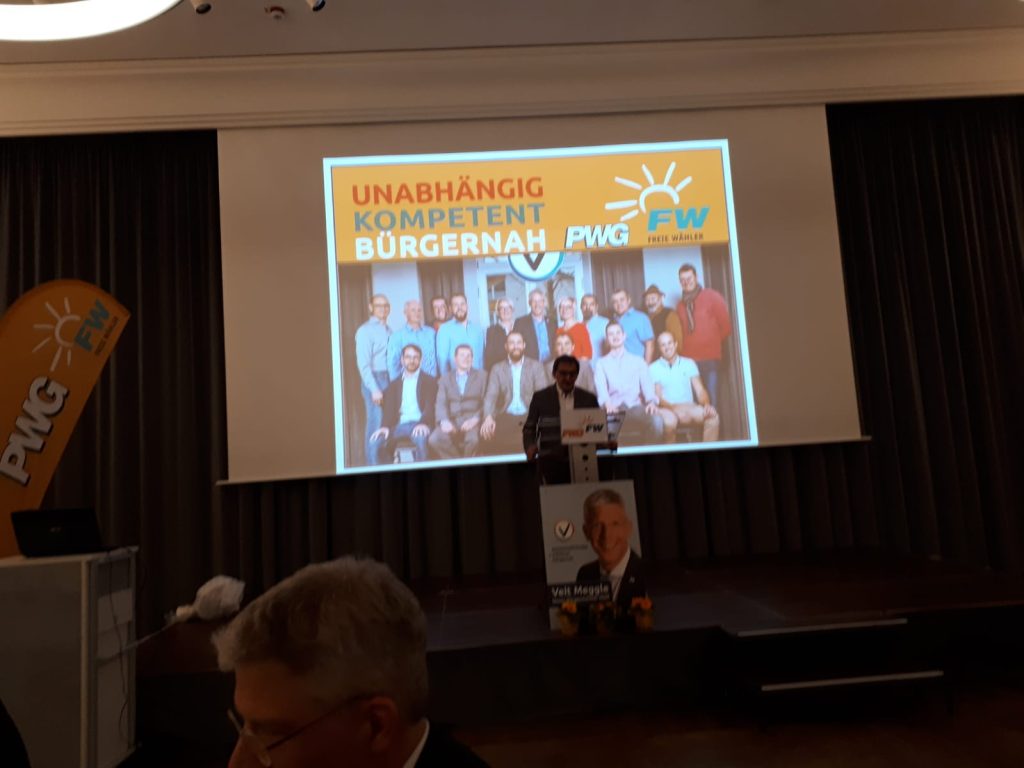 Kandidatenvorstellung PWG Mertingen in Mertingen