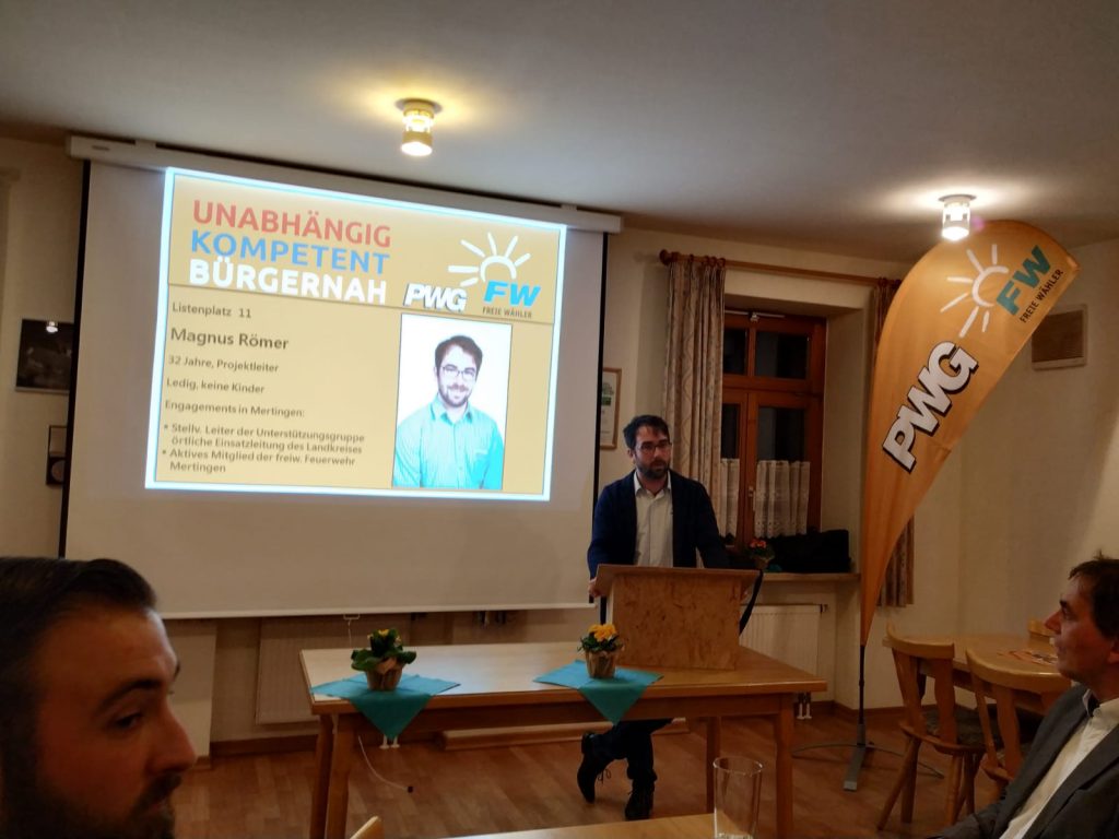Kandidatenvorstellung PWG in Heissesheim