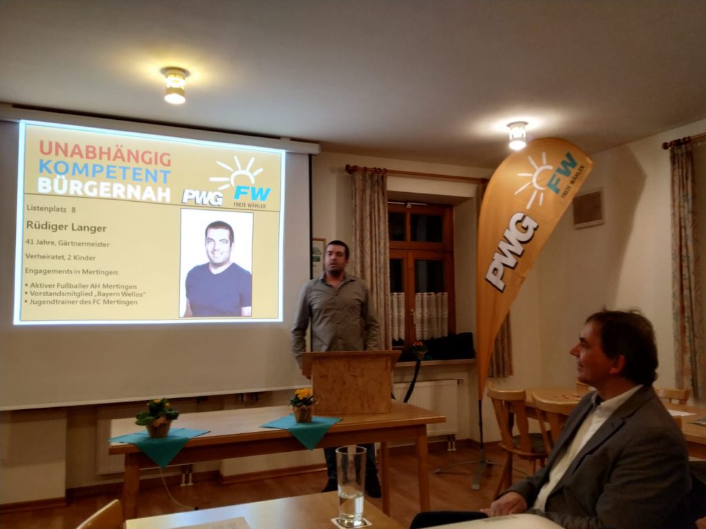 Kandidatenvorstellung PWG in Heissesheim