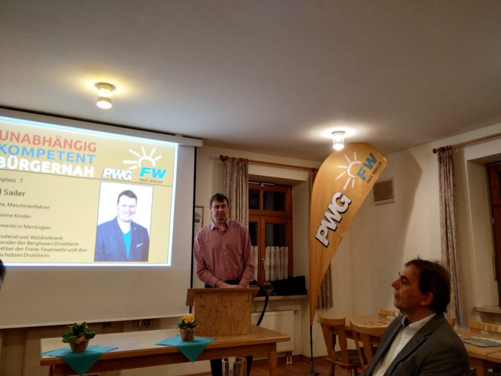 Kandidatenvorstellung PWG in Heissesheim