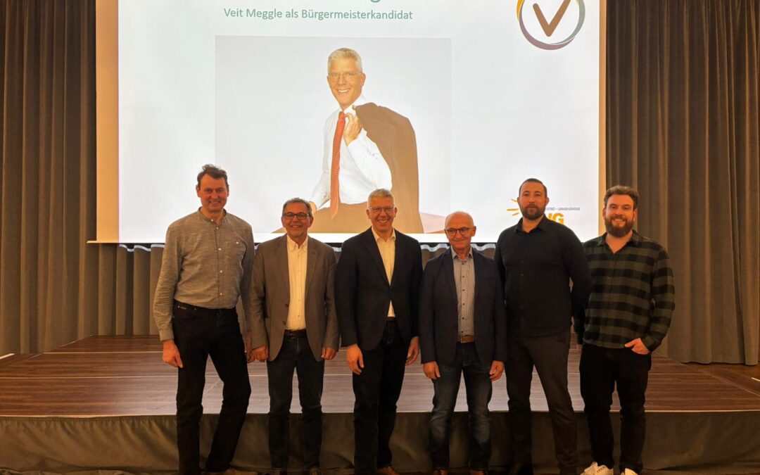 PWG Mertingen nominiert Veit Meggle einstimmig als Bürgermeisterkandidaten